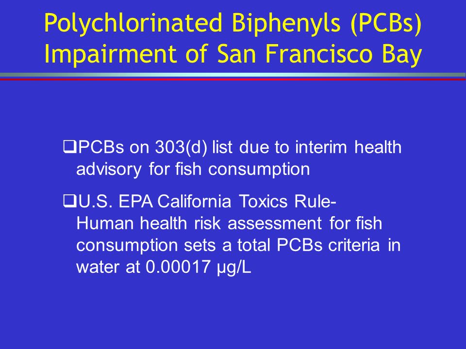 Updated Fish Advisory for San Francisco Bay
