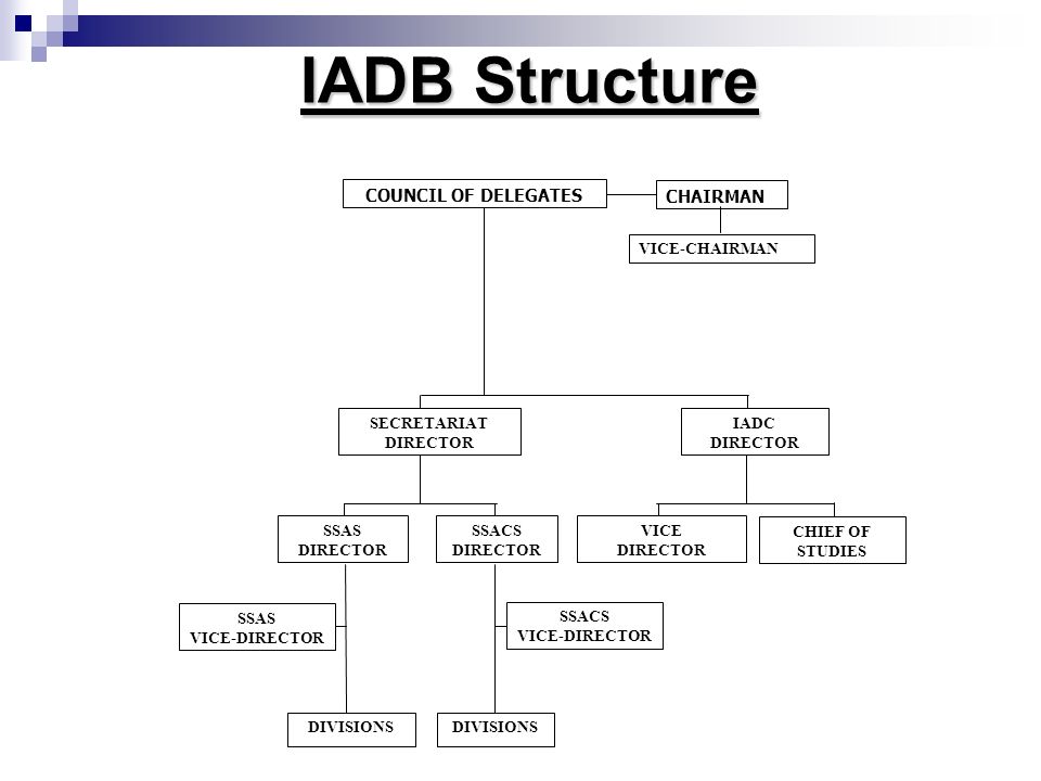 Iadb Organizational Chart