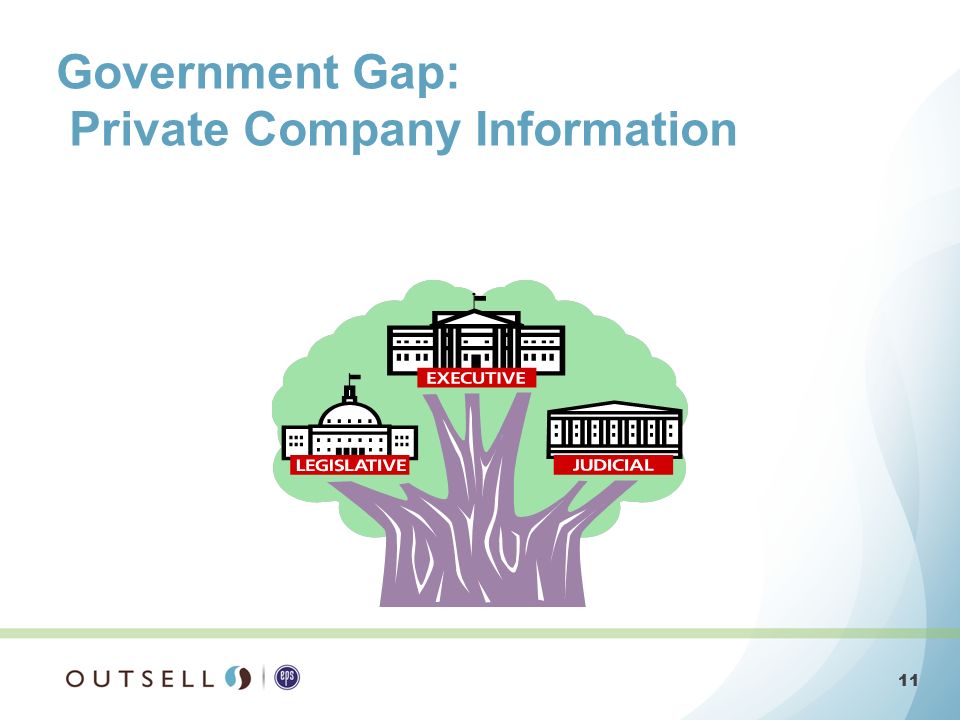 11 Government Gap: Private Company Information