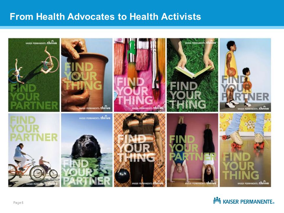 Page 5 5 From Health Advocates to Health Activists