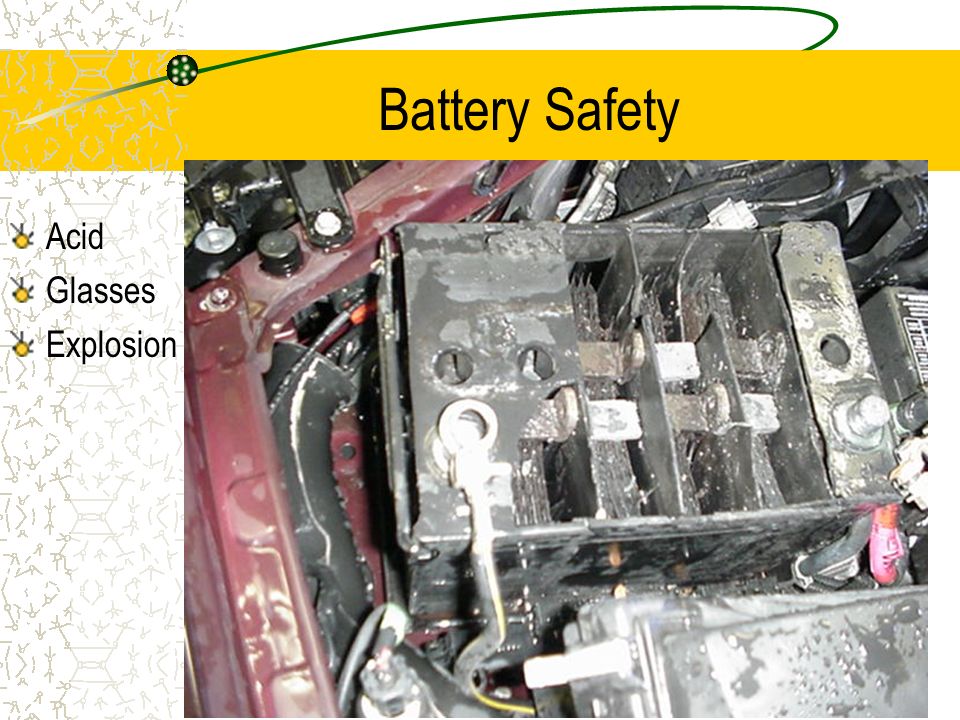 1 AUTOMOTIVE BATTERIES Battery function Battery parts Chemical actions  Discharge cycle Charge cycle Battery ratings Battery Maintenance Charging  Jumping. - ppt download
