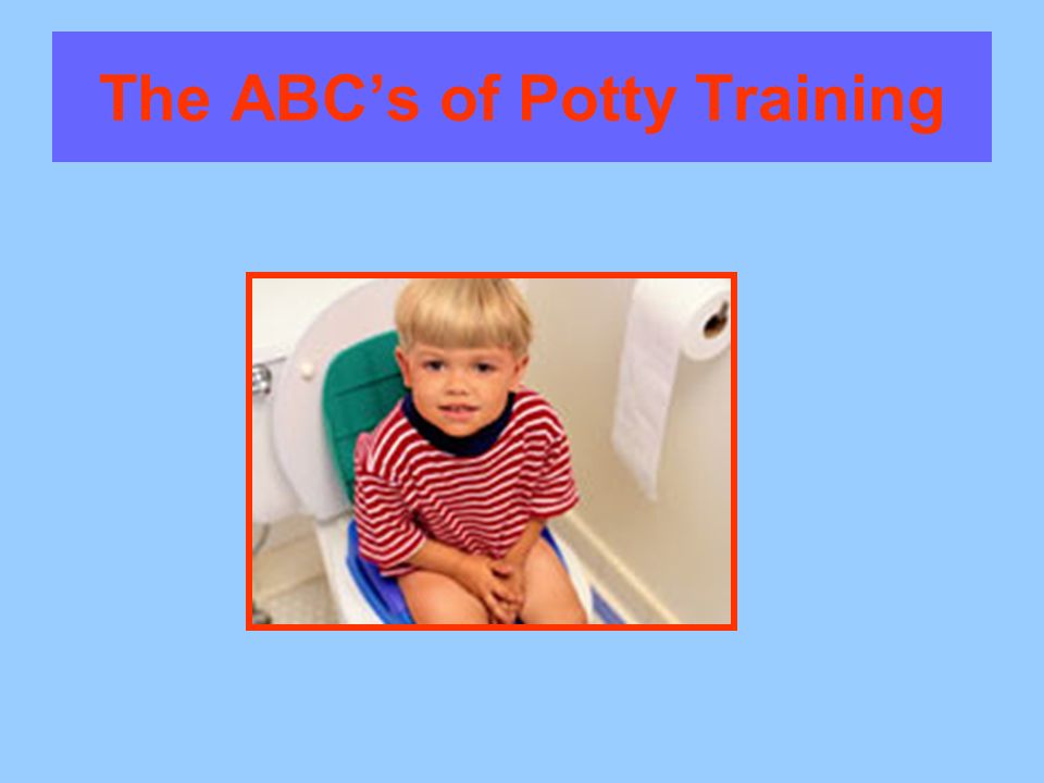 The ABCs of Potty Training
