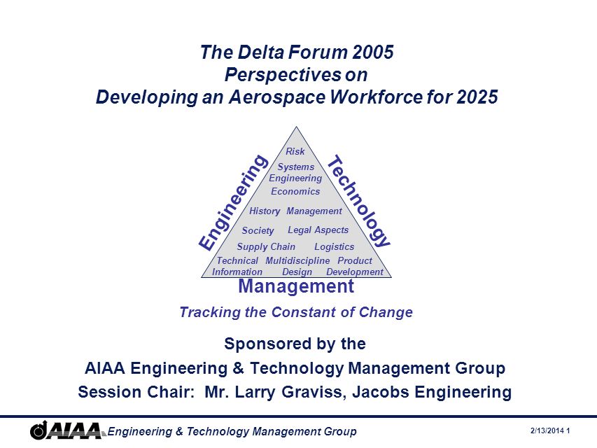 2 13 Engineering Technology Management Group The Delta