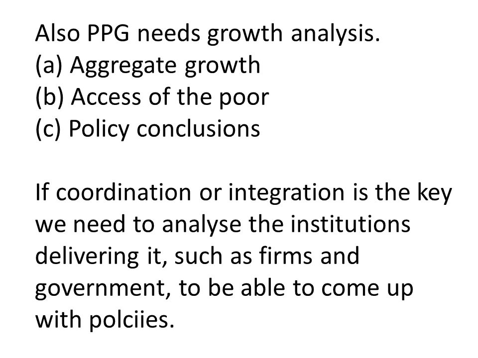 Also PPG needs growth analysis.