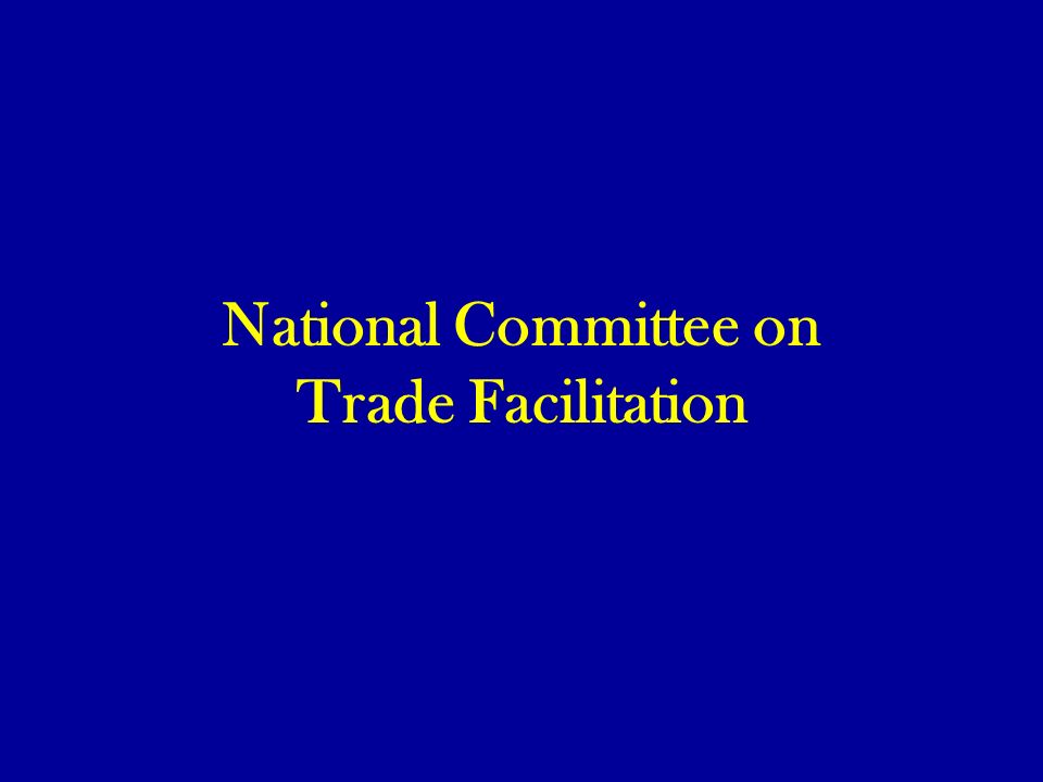 National Committee on Trade Facilitation