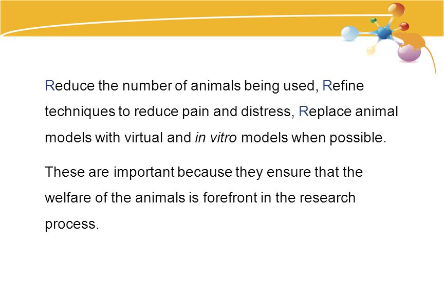 Lesson 4. Learning Topic: Specific facts about the use of animals in  biomedical research review. Focus Question: What are the 3 Rs of animal  research. - ppt download