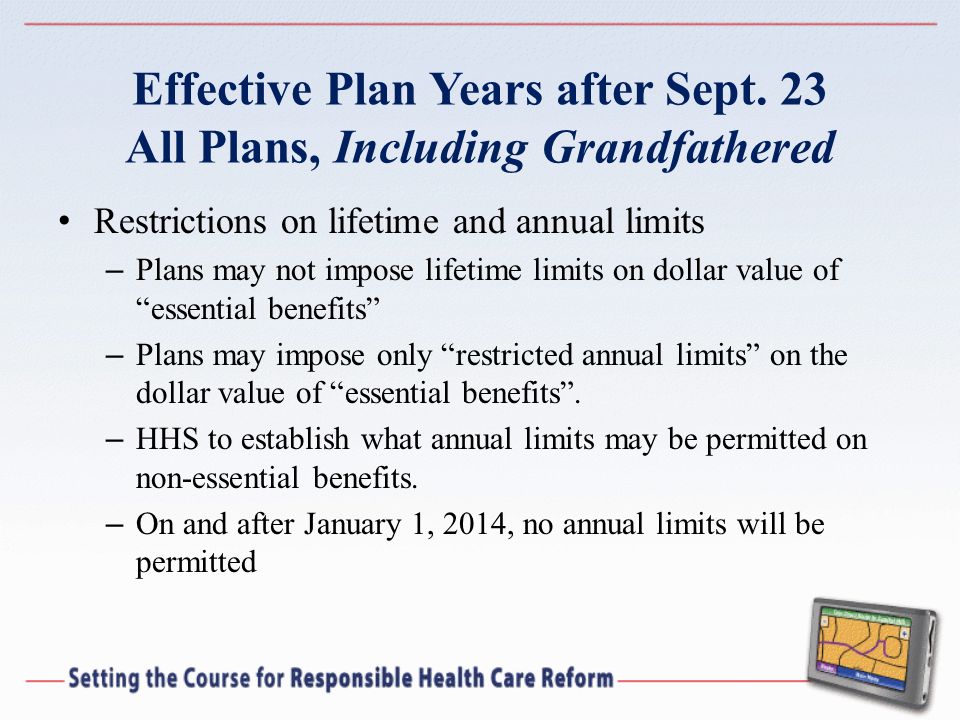 Effective Plan Years after Sept.