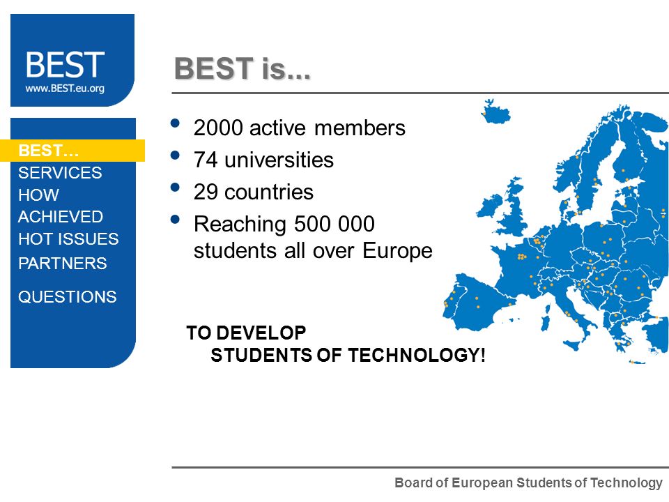 Board of European Students of Technology BEST is...