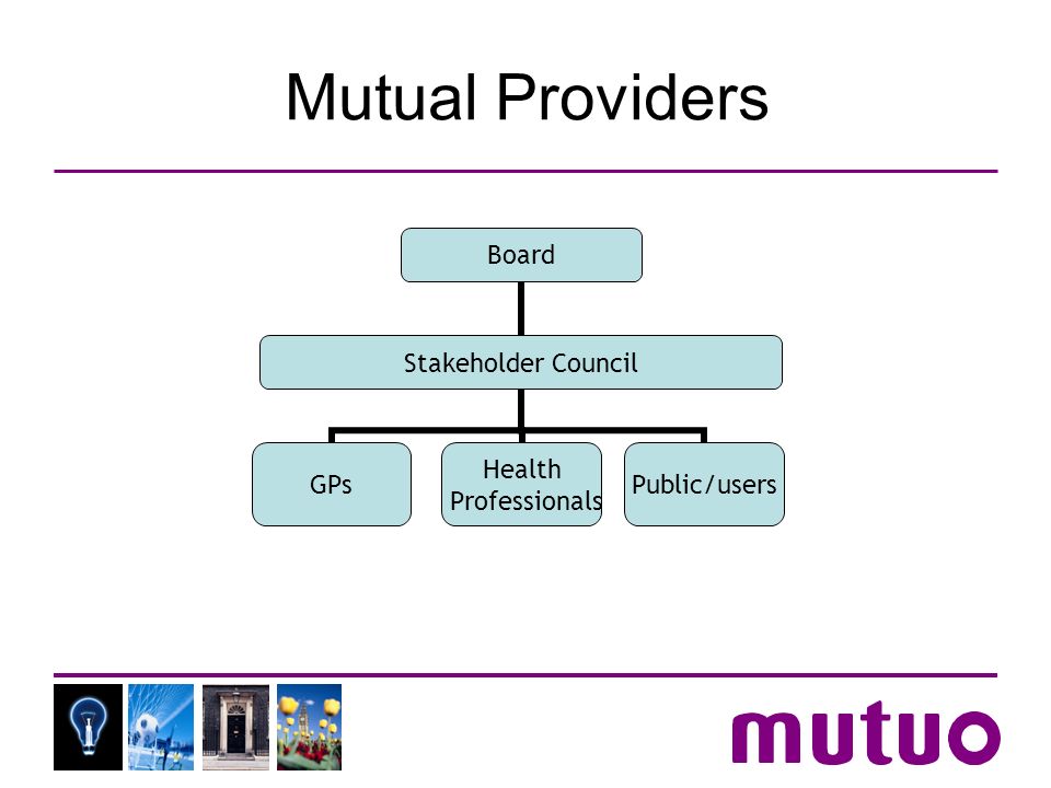 Mutual Providers Board Stakeholder Council GPs Health Professionals Public/users