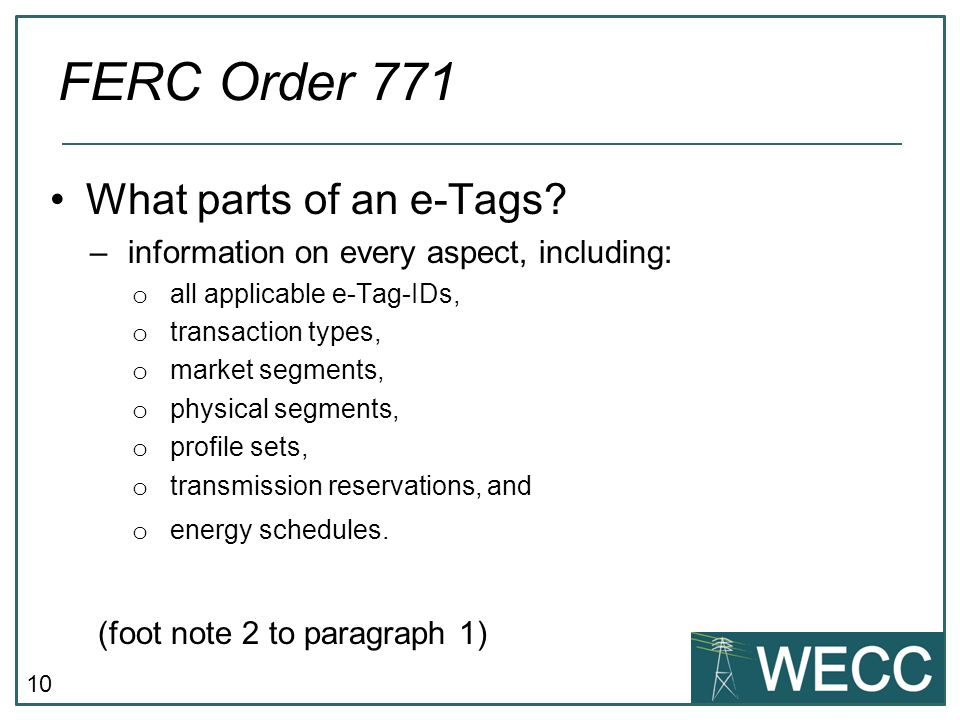 10 What parts of an e-Tags.