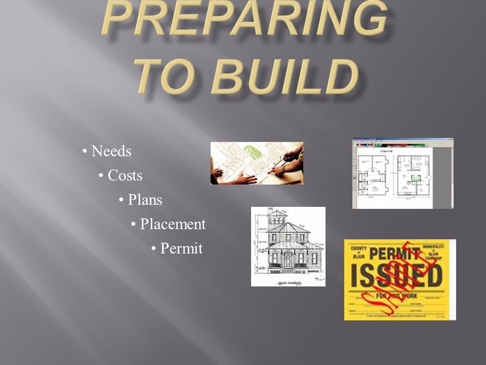 Needs Costs Plans Placement Permit