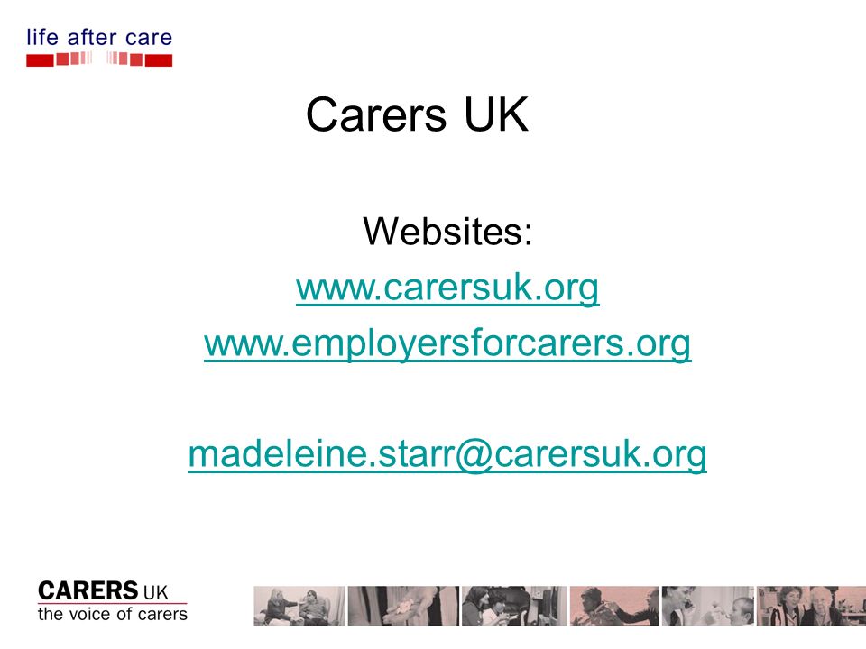 Carers UK Websites: