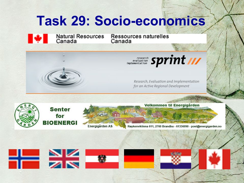 Task 29: Socio-economics