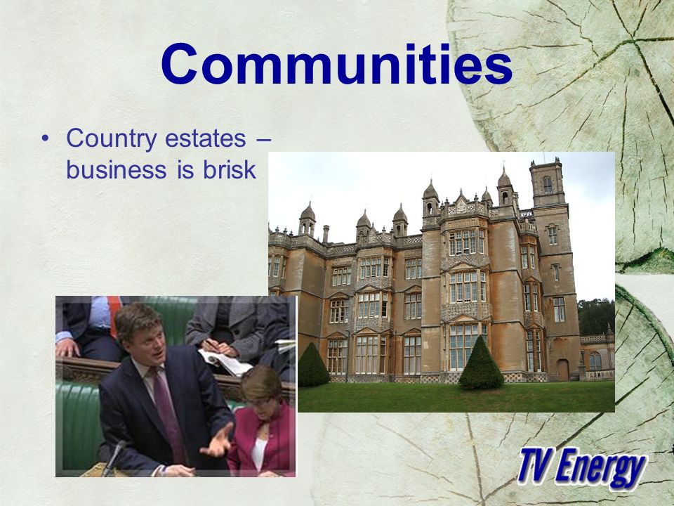 Communities Country estates – business is brisk