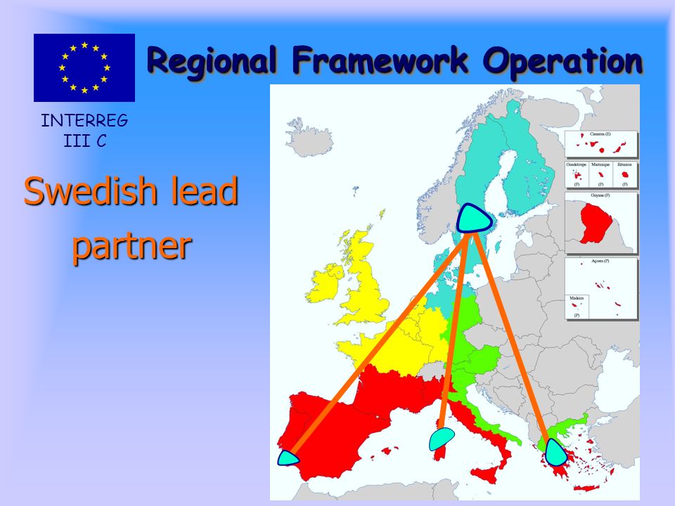INTERREG III C Regional Framework Operation Swedish lead partner