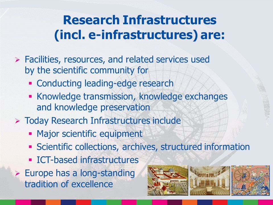 Research Infrastructures (incl.