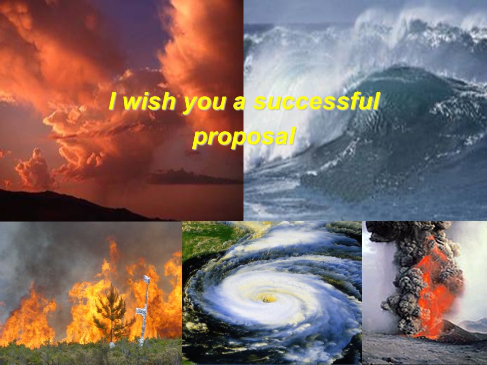 G.W I wish you a successful proposal