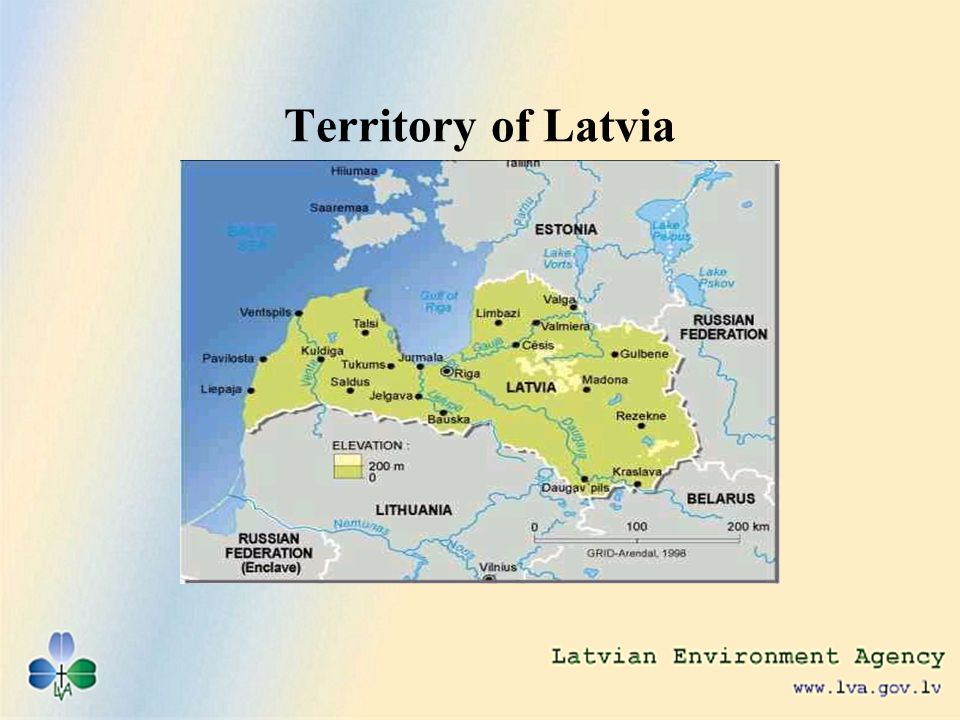 Territory of Latvia