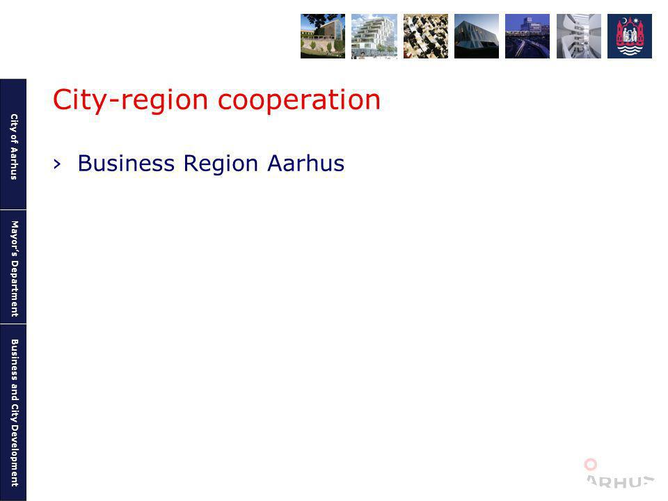 City of Aarhus Mayors Department Business and City Development City-region cooperation Business Region Aarhus