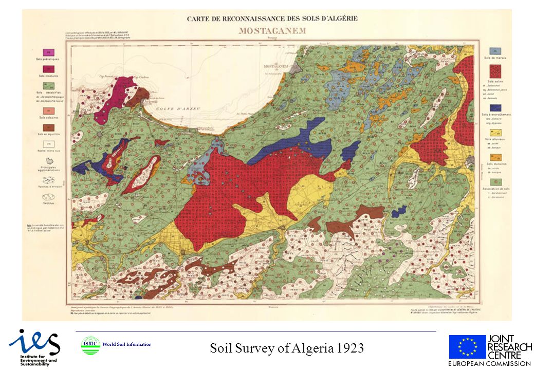 Soil Survey of Algeria 1923