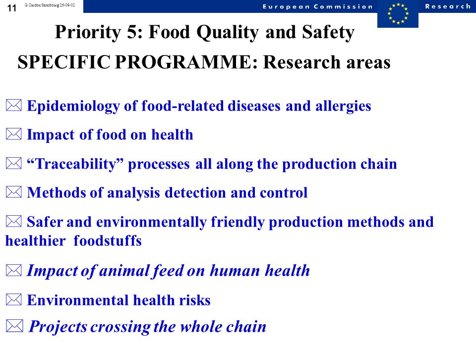 10 G.Cardon/Strasbourg/ Examples of EOIs which were selected by the experts - Safer and environmentally friendly production methods and healthier foodstuffs Biological engineering of soil - root interactions