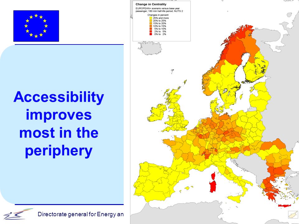 8 Accessibilité Accessibility improves most in the periphery
