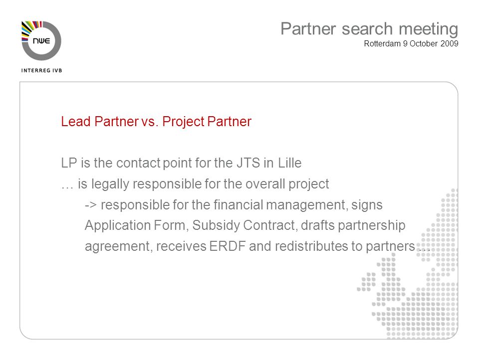 Lead Partner vs.