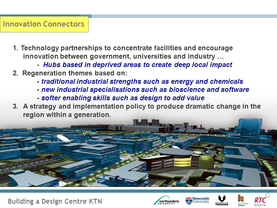 Building a Design Centre KTN Innovation Connectors 1.