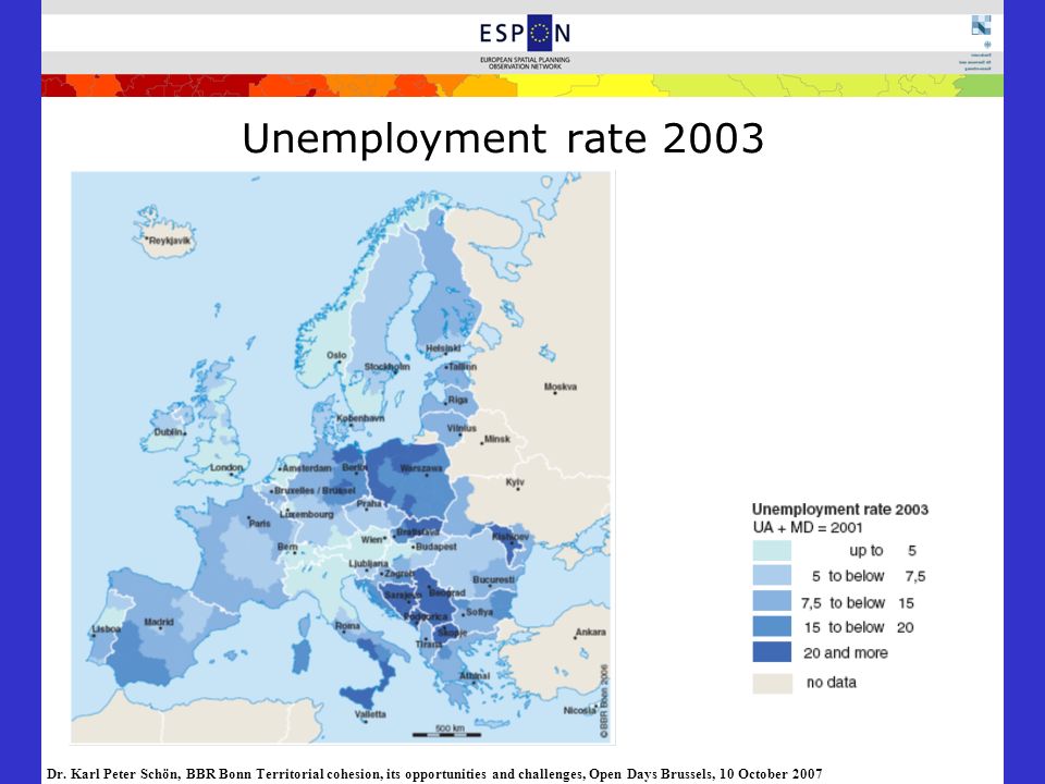 Unemployment rate 2003