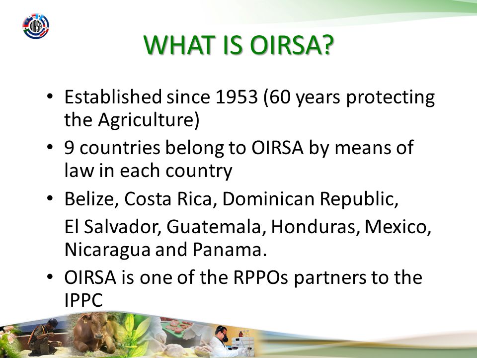 WHAT IS OIRSA.