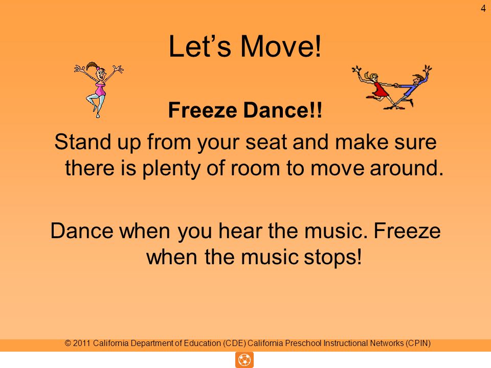 Lets Move. Freeze Dance!.