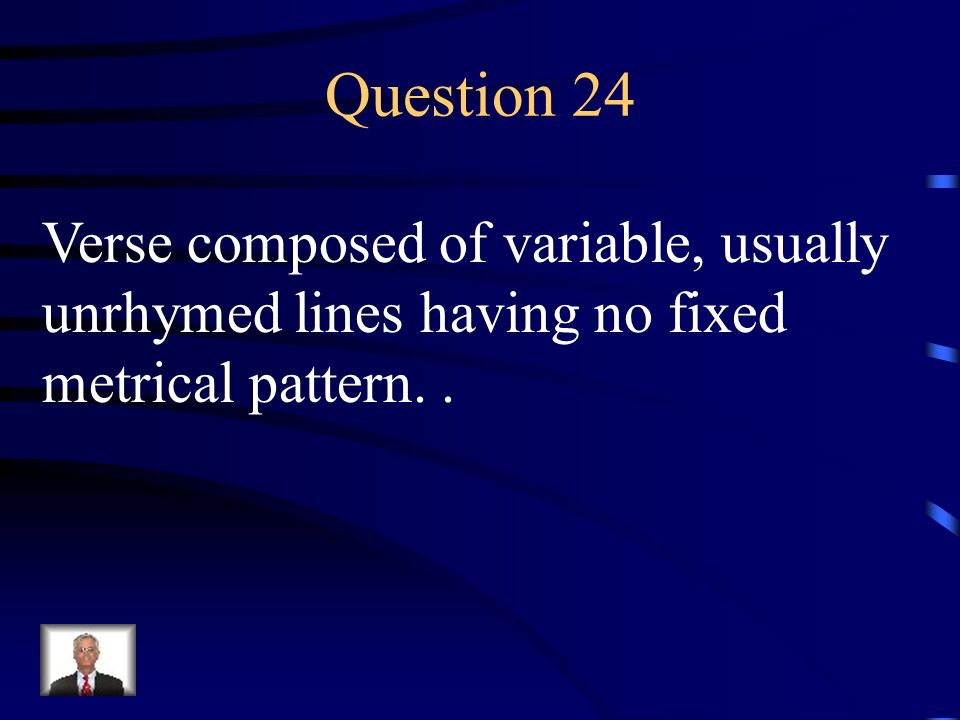Answer 23 What is – a couplet