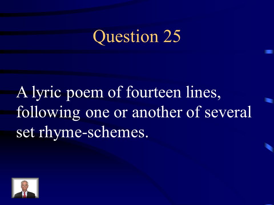 Answer 24 What is – free verse