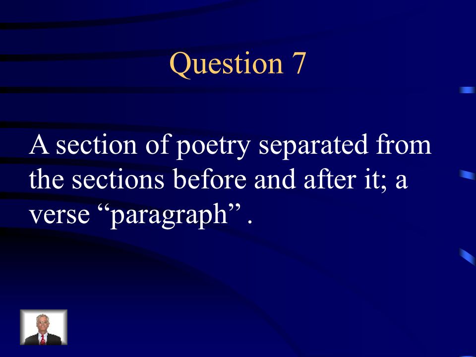 Answer 6 What is – a sonnet