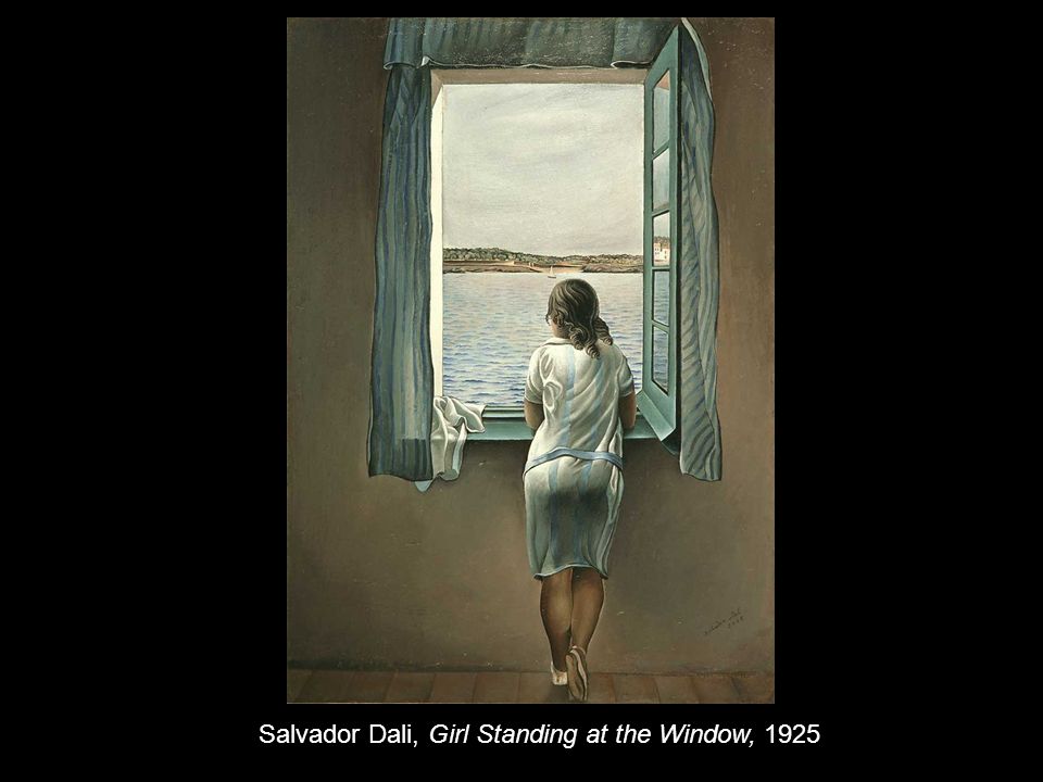Salvador Dali, Girl Standing at the Window, 1925
