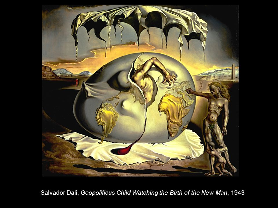 Salvador Dali, Geopoliticus Child Watching the Birth of the New Man, 1943