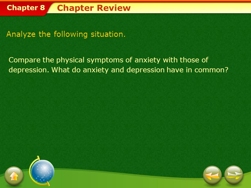 Chapter 8 Chapter Review Analyze the following situation.