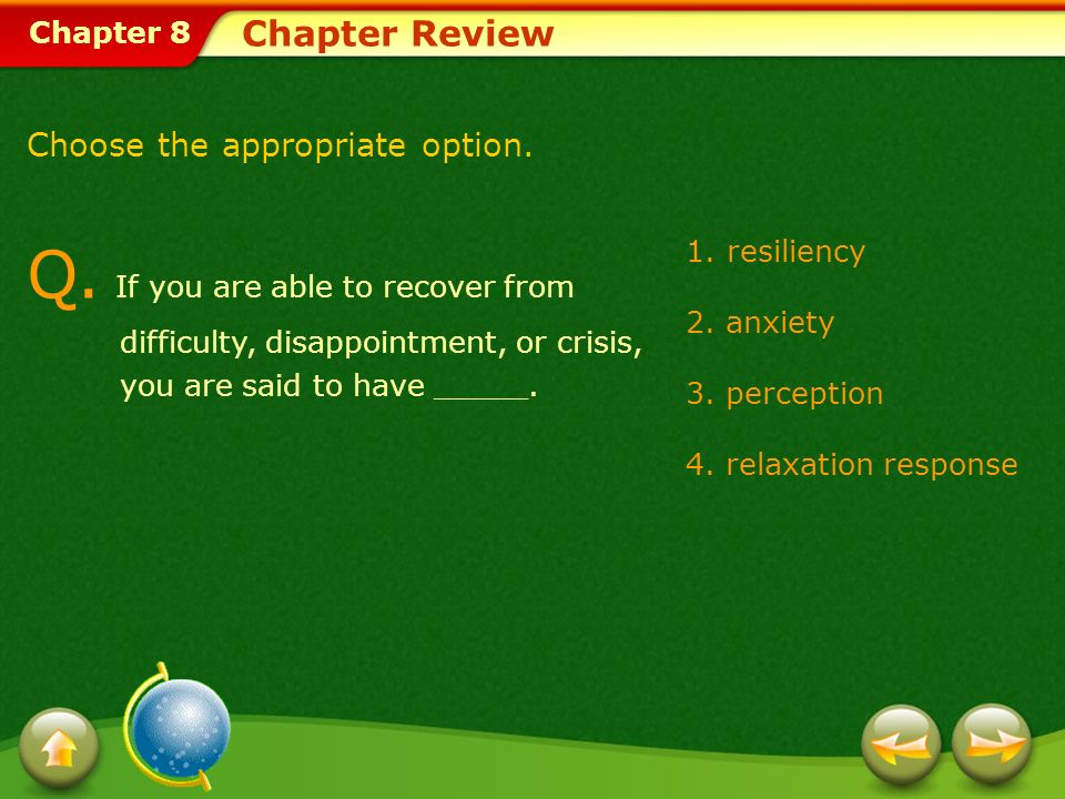 Chapter 8 Chapter Review Q.