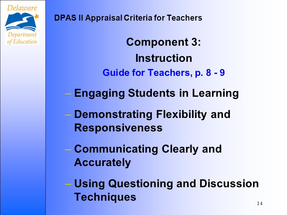 14 Component 3: Instruction Guide for Teachers, p.