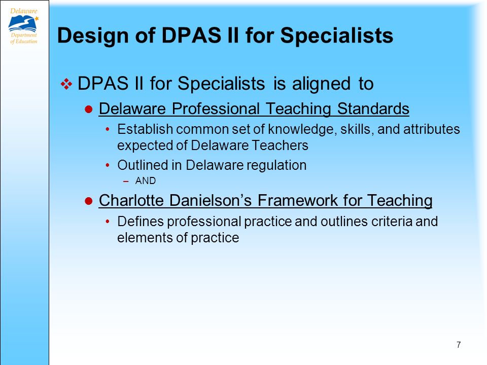 Who evaluates specialists.