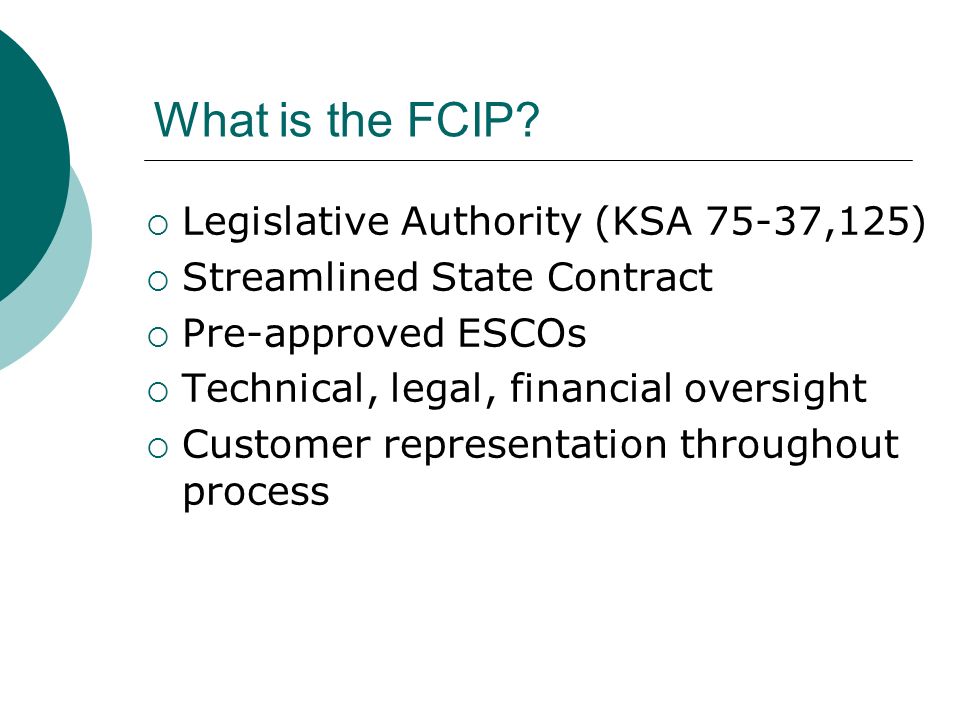 What is the FCIP.