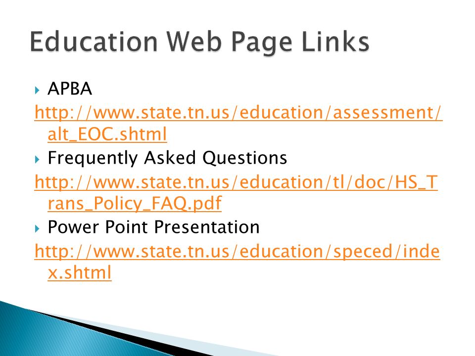 APBA   alt_EOC.shtml Frequently Asked Questions   rans_Policy_FAQ.pdf Power Point Presentation   x.shtml