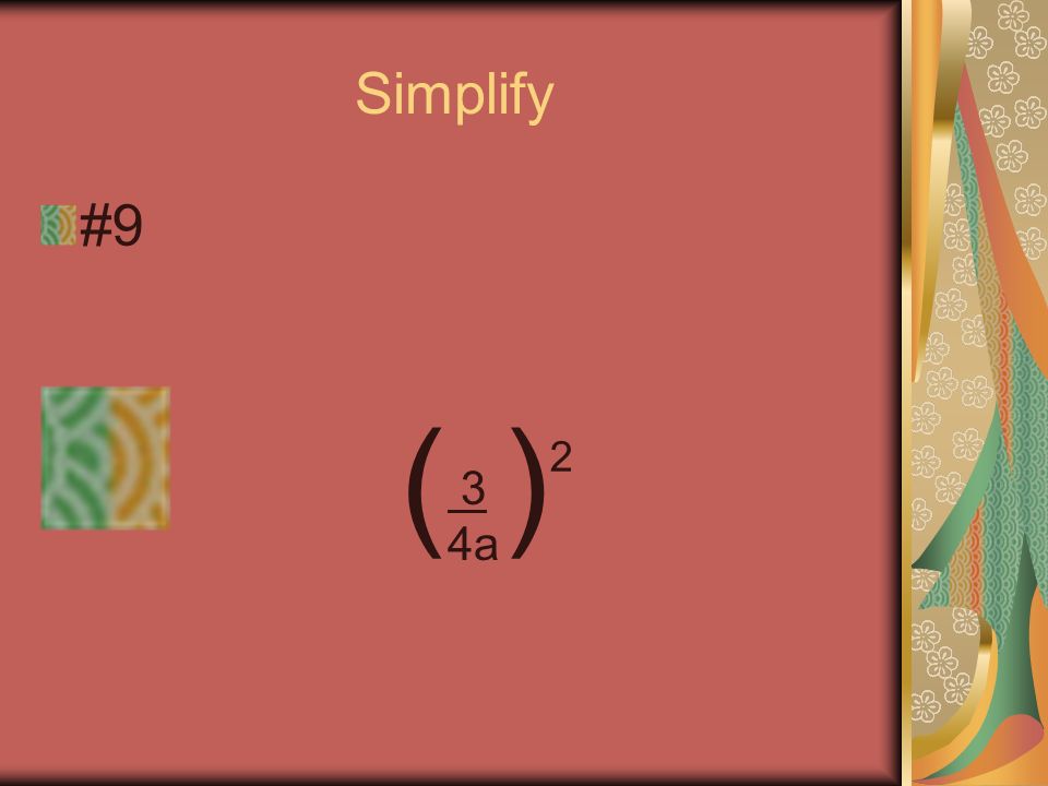 Simplify #8 12x 5 4x 3