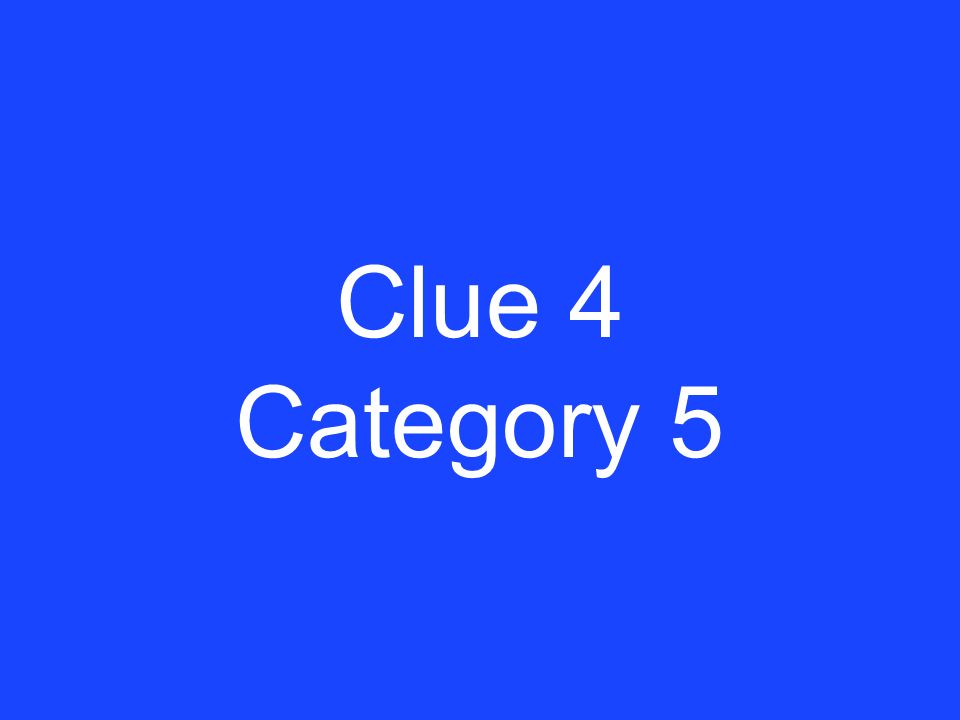 Answer 3 Category 5