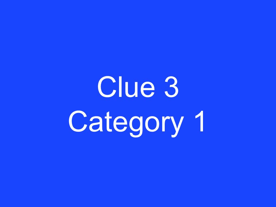 Answer 2 Category 1