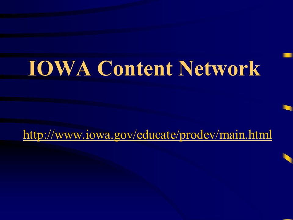 IOWA Content Network