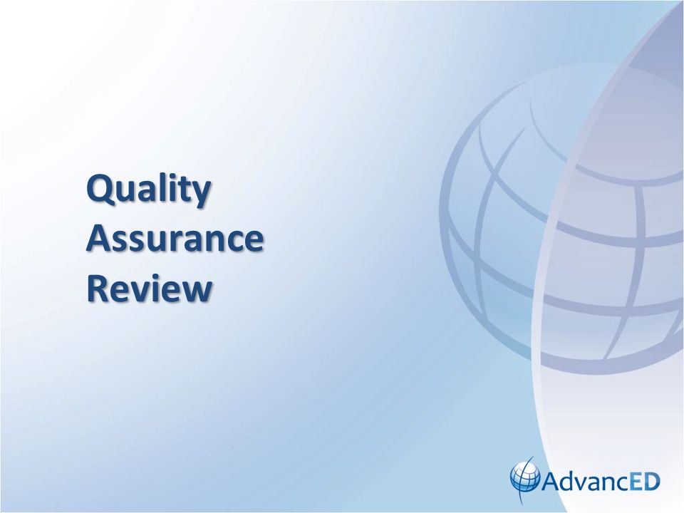 Quality Assurance Review