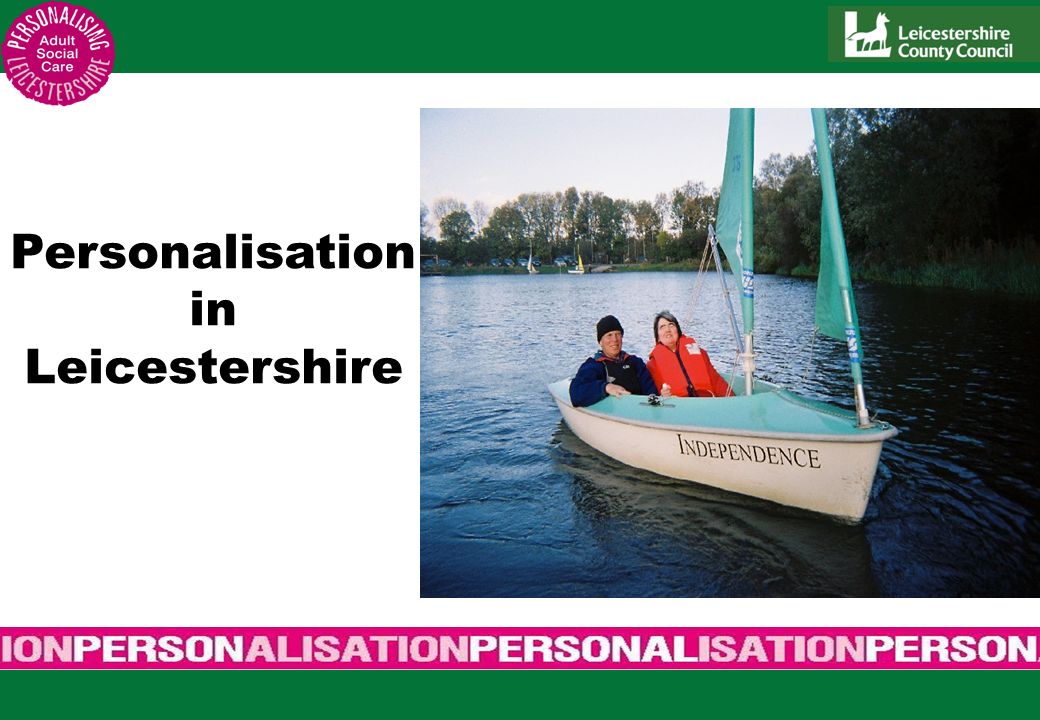 Personalisation in Leicestershire