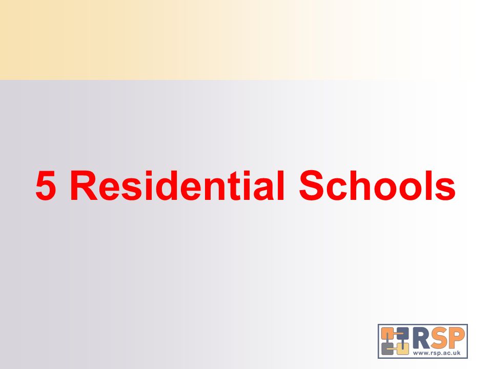 5 Residential Schools