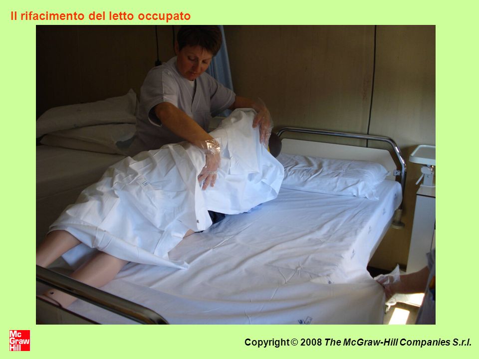 Copyright © 2008 The McGraw-Hill Companies S.r.l. Il rifacimento del letto  occupato. - ppt download